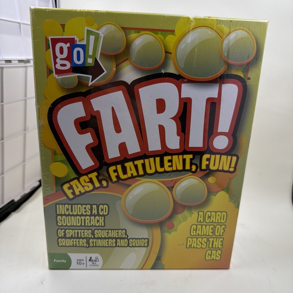 FART!: FAST, FLATULENT, FUN! - A CARD GAME OF PASS THE GAS FACTORY SEALED
